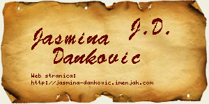 Jasmina Danković vizit kartica